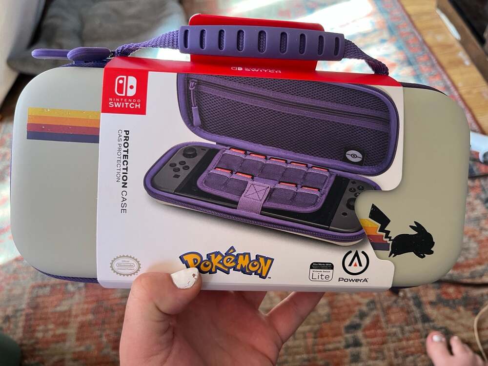 Pokemon PowerA Retro Arcade Pikachu Protection Case for Nintendo Switch New